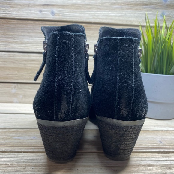 FRYE Black Suede Ankle Booties - Size: 8.5 - Picture 5 of 10